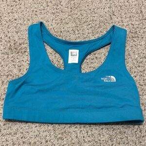 The North Face Vapor Wick Unpadded Med-High Impact Sports Bra Small Blue
